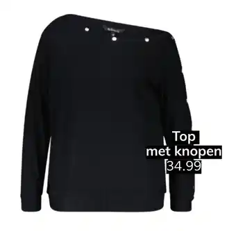 MS Mode Top met knopen aanbieding