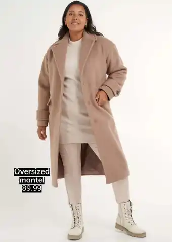 MS Mode Oversized mantel aanbieding