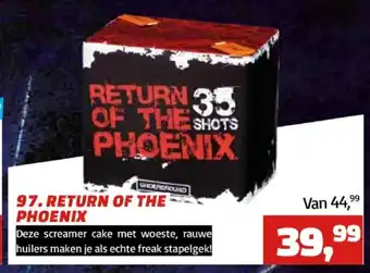 Tuincentrum de Driesprong Return of the phoenix aanbieding