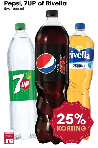 Boon`s Markt Pepsi, 7up of rivella aanbieding