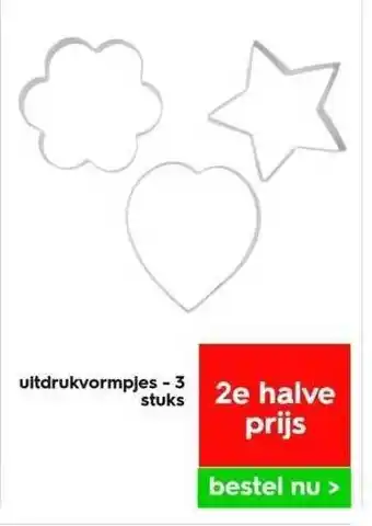 HEMA Uitdrukvormpjes - 3 stuks aanbieding