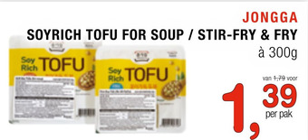 Amazing Oriëntal Soyrich tofu for soup / stir-fry & fry aanbieding