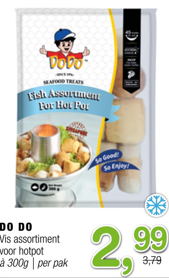 Amazing Oriëntal Vis assortiment voor hotpot aanbieding