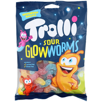 Action Trolli glimwormen aanbieding