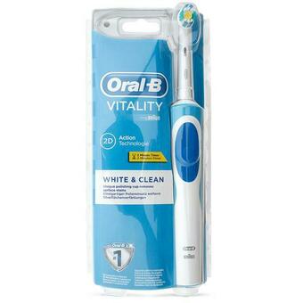 Action Oral-B elektrische tandenborstel Vitality White &amp; Clean aanbieding