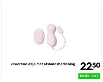 HEMA Vibrerend eitje met afstandsbediening aanbieding