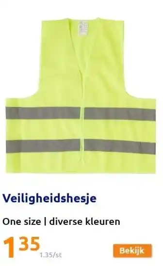 Action Veiligheidshesje aanbieding