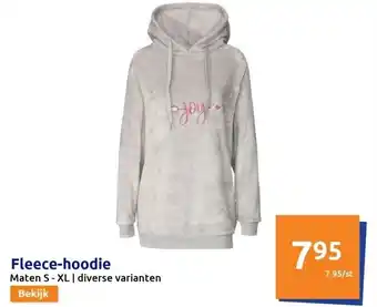 Action Fleece-hoodie aanbieding