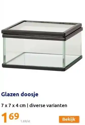 Action Glazen doosje aanbieding