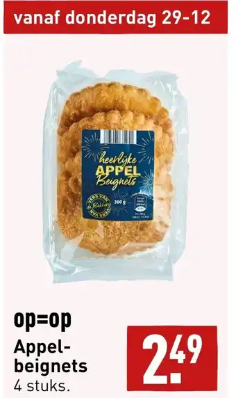 ALDI Appel-beignets 4 stuks aanbieding