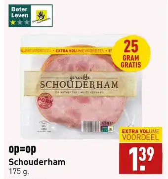 ALDI Schouderham 175g aanbieding