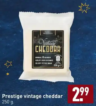 ALDI Prestige vintage cheddar 250g aanbieding