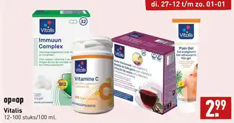 ALDI Vitalis 12-100 stuks aanbieding