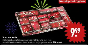 ALDI Vuurwerkmix 220 stuks aanbieding