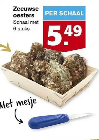 Hoogvliet Zeeuwse oesters aanbieding