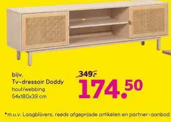 Leen Bakker Tv-dressoir doddy aanbieding