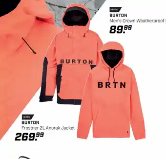 Daka Sport Heren Burton Frostner 2L Anorak Jacket aanbieding