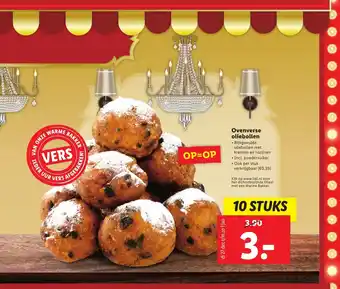 Lidl Ovenverse oliebollen 10 stuks aanbieding