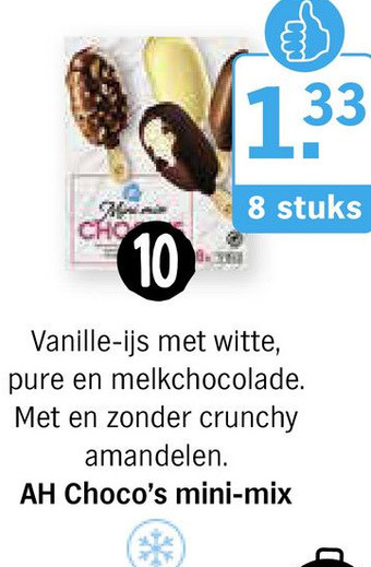 Albert Heijn AH Choco's mini-mix aanbieding