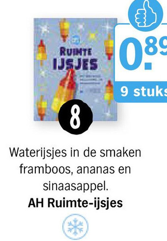 Albert Heijn AH Ruimte-ijsjes aanbieding