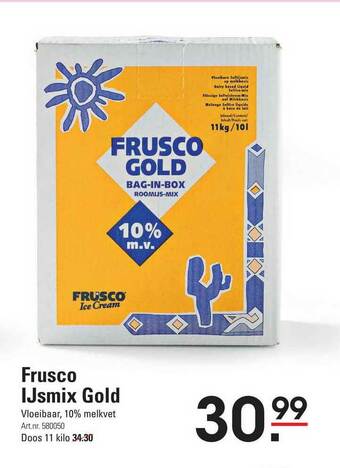 Sligro Frusco ijsmix gold aanbieding