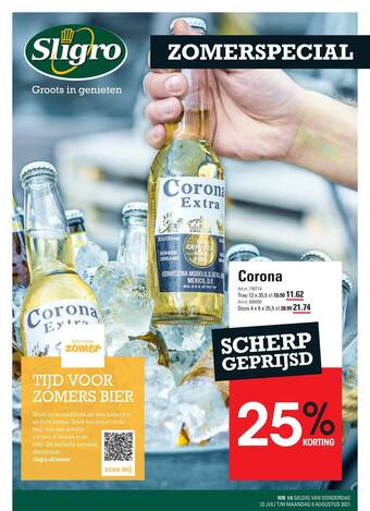 Sligro Corona aanbieding