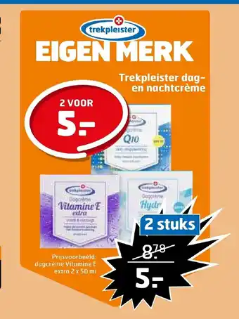 Trekpleister Dag- en nachtcreme 2 stuks aanbieding