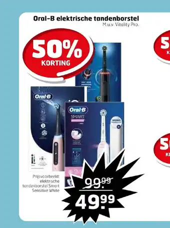 Trekpleister Oral-B elektrische tandenborstel aanbieding