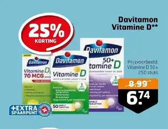 Trekpleister Davitamon Vitamine D aanbieding