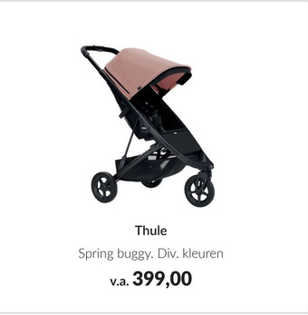 Babypark Thule spring buggy aanbieding
