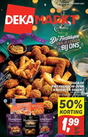 Dekamarkt Duca of kwekkeboom oven & airfryer snacks aanbieding