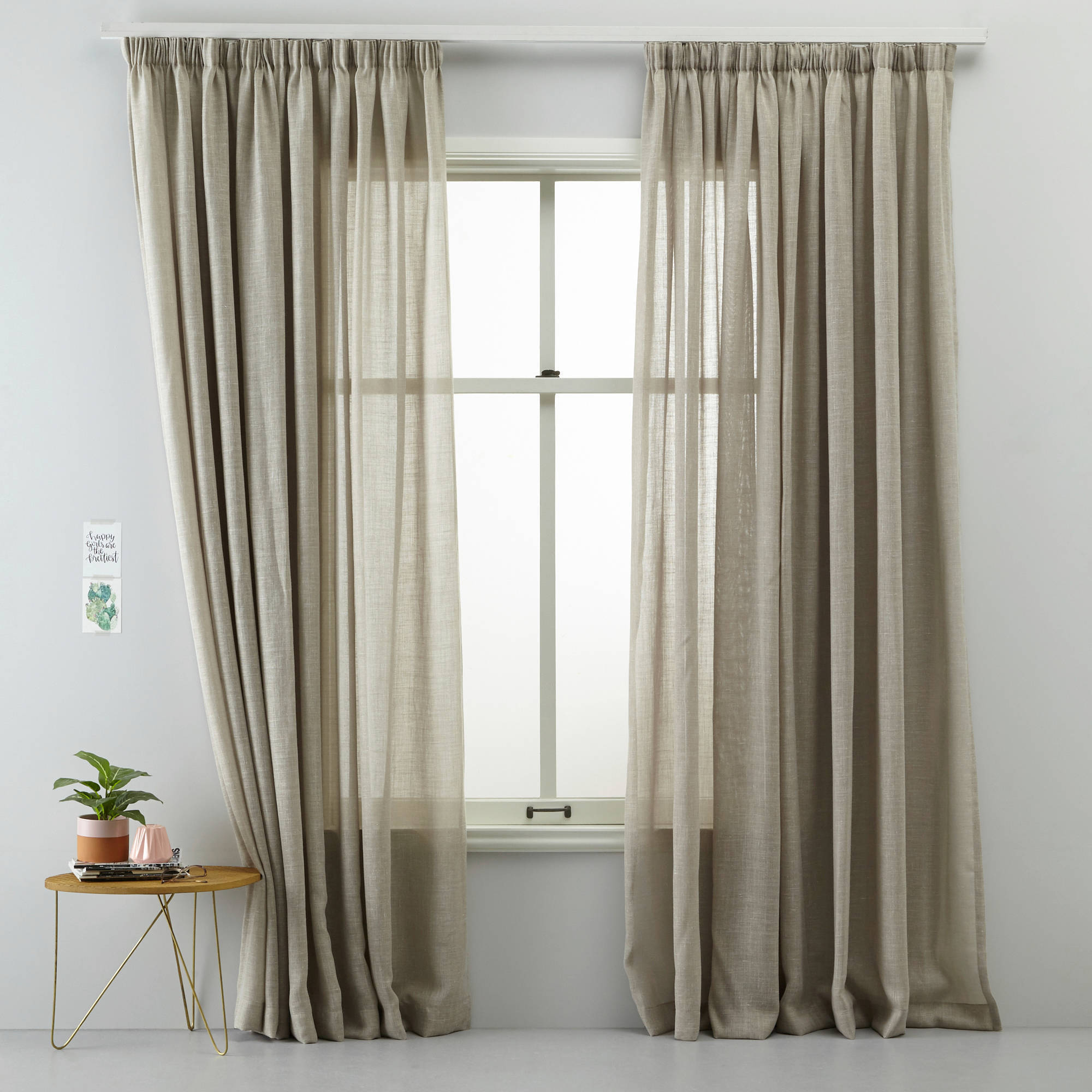 Wehkamp home vitrage kant en klaar (280 x 270 cm) aanbieding bij Wehkamp