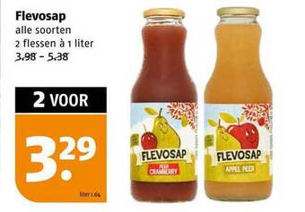 Poiesz Flevosap aanbieding