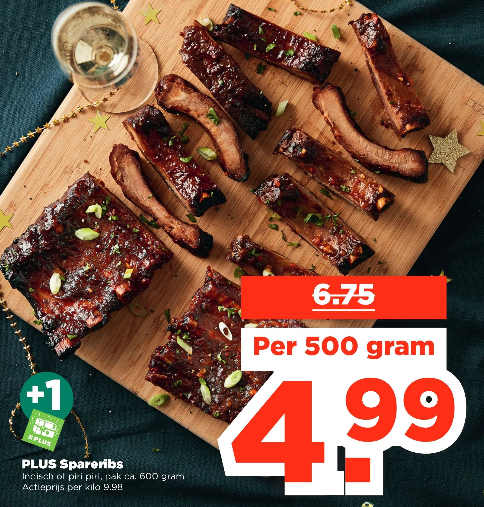 Plus spareribs aanbieding bij PLUS
