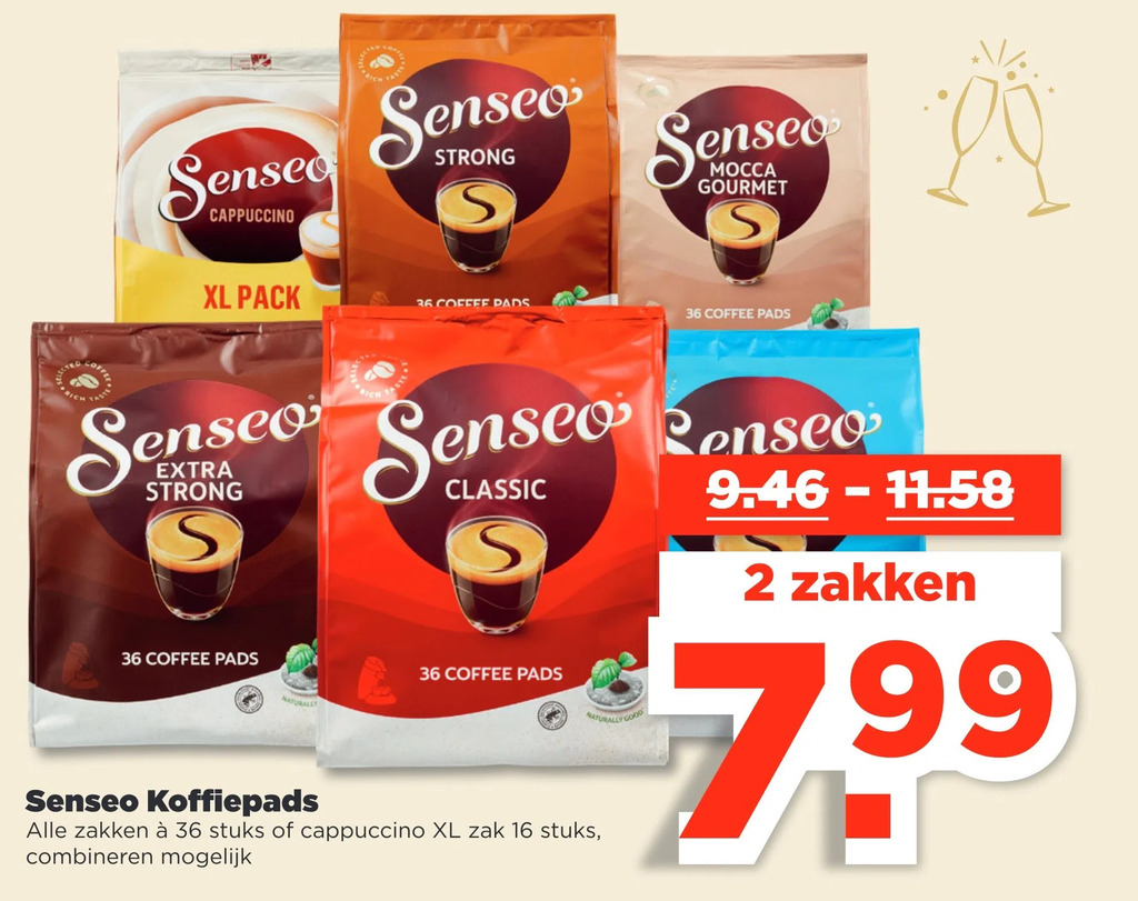 Senseo koffiepads aanbieding bij PLUS