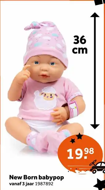 Intertoys New born babypop aanbieding