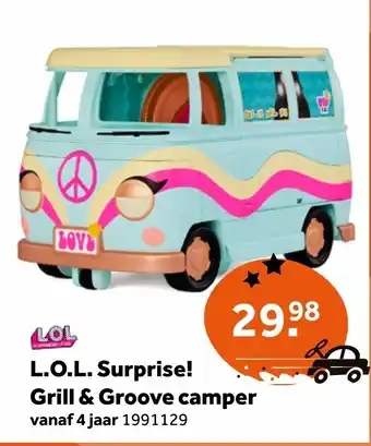 Intertoys L.O.L surprise! grill & groove camper aanbieding