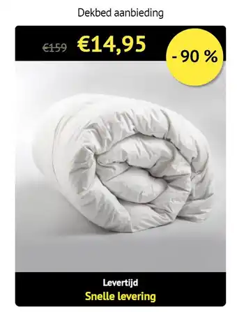 Boschbedding Dekbed aanbieding