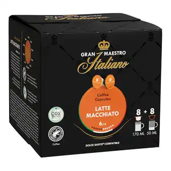 Koffievoordeel.nl Gran maestro italiano - latte macchiato - 16 dg... aanbieding