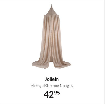 Babypark Jollein Vintage Klamboe Nougat. aanbieding