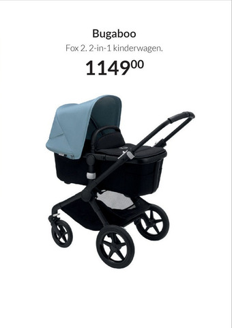 Babypark Bugaboo Fox 2. 2-in-1 kinderwagen. aanbieding