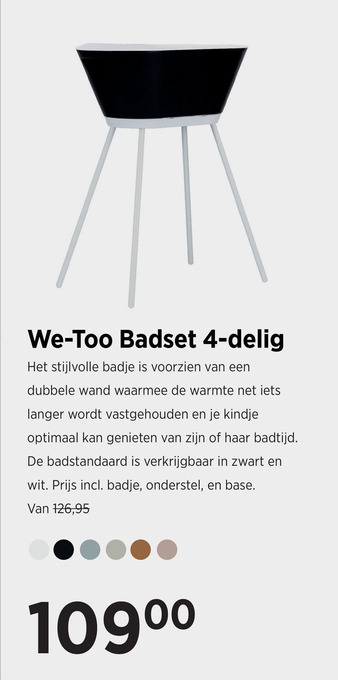 Babypark We-Too Badset 4-delig aanbieding