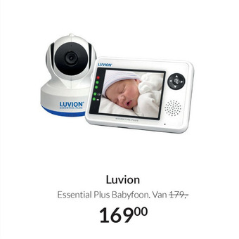 Babypark Luvion Essential Plus Babyfoon aanbieding