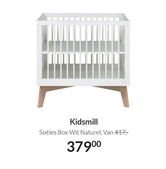 Babypark Kidsmill Sixties Box Wit Naturel aanbieding