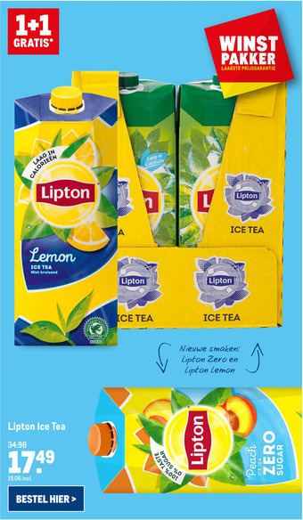 Makro Lipton Ice Tea aanbieding