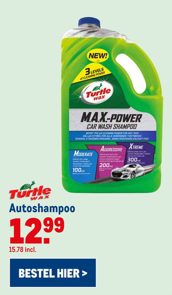 Makro Turtle Wax Autoshampoo aanbieding