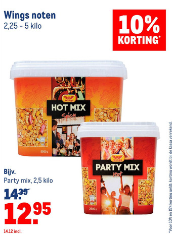 Makro Wings noten aanbieding