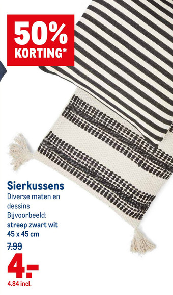 Makro Sierkussens aanbieding