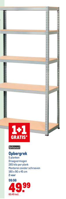 Makro Biloxxi Opbergrek aanbieding