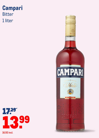 Makro Campari Bitter aanbieding